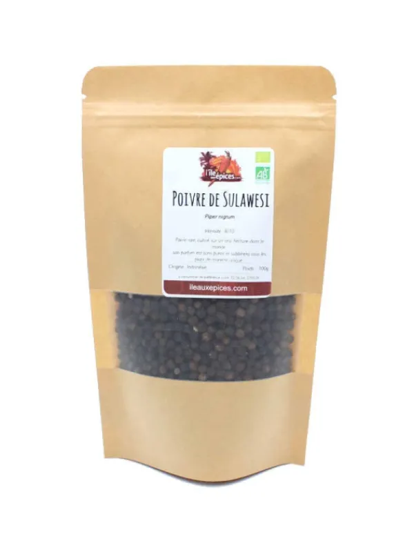 L'ile aux épices Poivres D'origine*Poivre de Sulawesi Bio