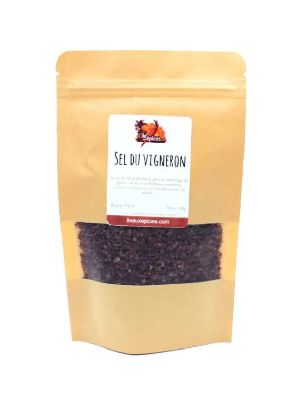 L'ile aux épices Sels Parfumés*Sel du vigneron