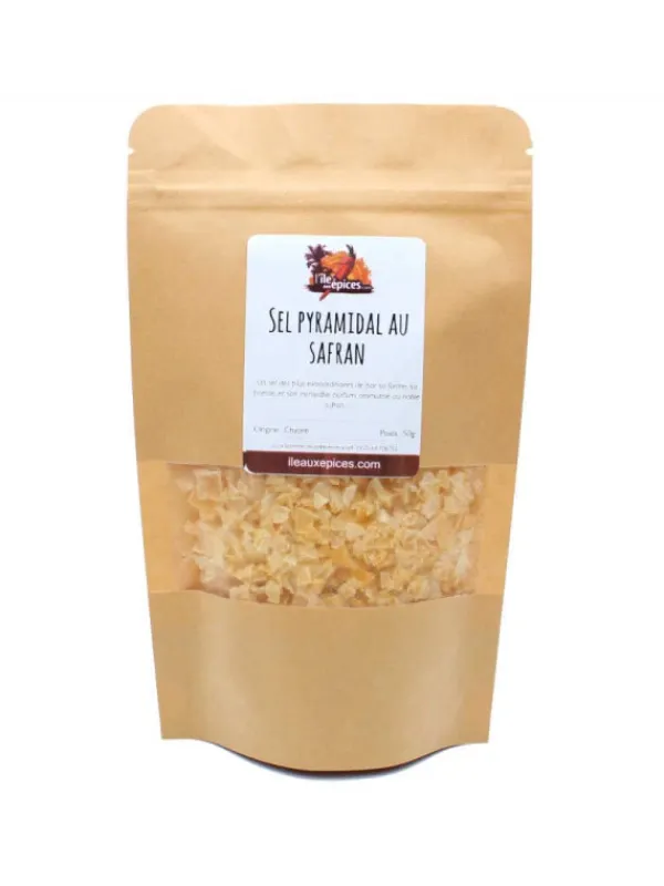 L'ile aux épices Sels Parfumés*Sel pyramidal au safran
