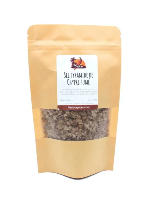 L'ile aux épices Sels Parfumés*Sel pyramidal de Chypre fumé