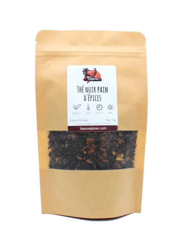 L'ile aux épices Thés Noirs*Thé noir pain d'épices